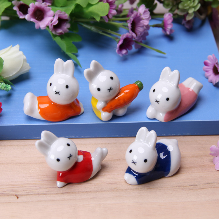 Japan Bonsai Garden - Little Rabbit Ceramic Crafts Attract Wealth