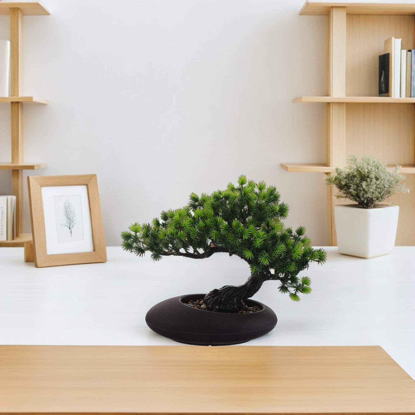 Artificial Pine Tree Bonsai 20 - Bonsai Garden For Desk ulasan dan harga