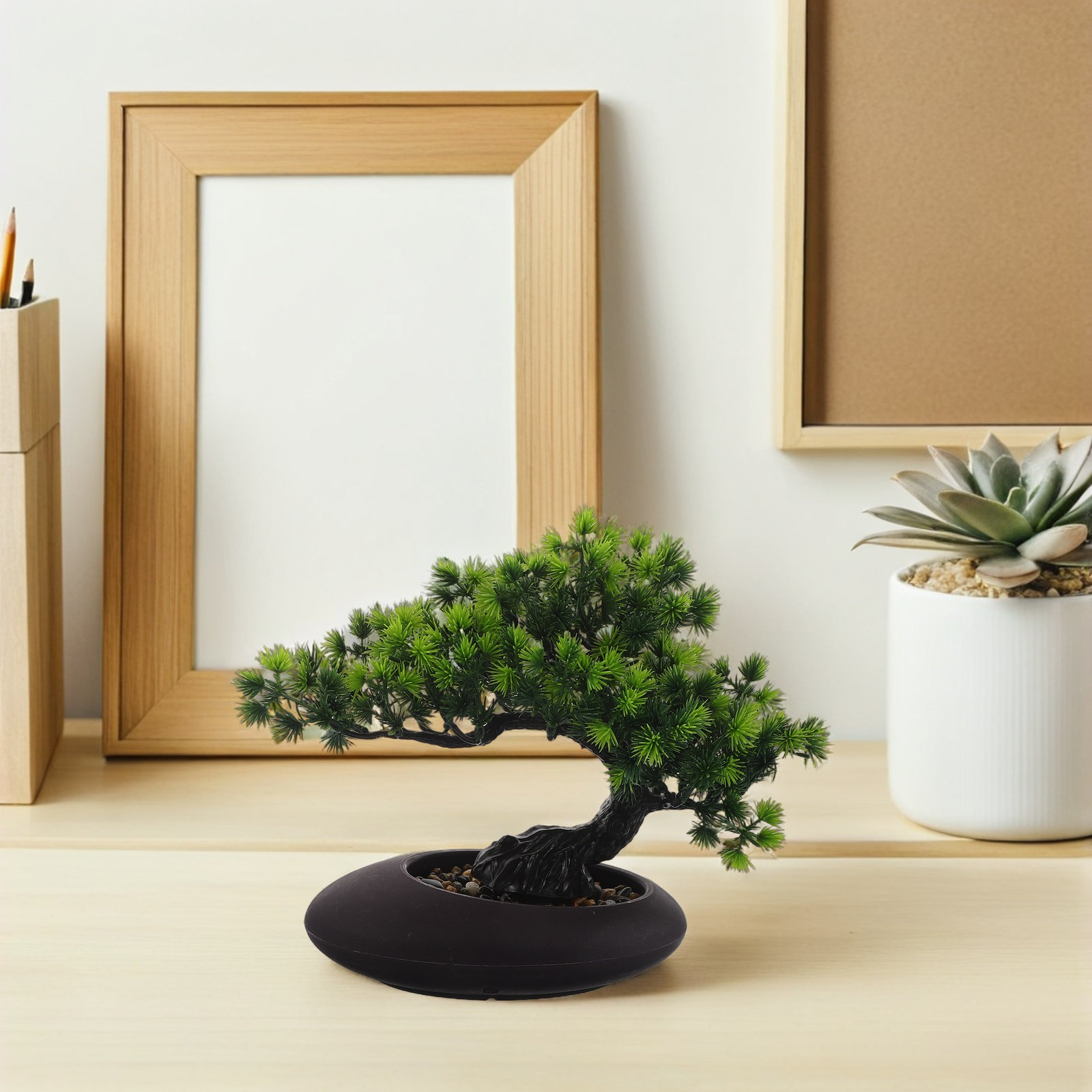 Artificial Pine Tree Bonsai 20 - Bonsai Garden For Desk ulasan dan harga
