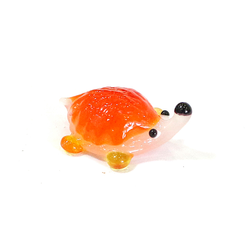 Handmade Mini Glass Hedgehog F - Japan Bonsai Garden ulasan dan harga