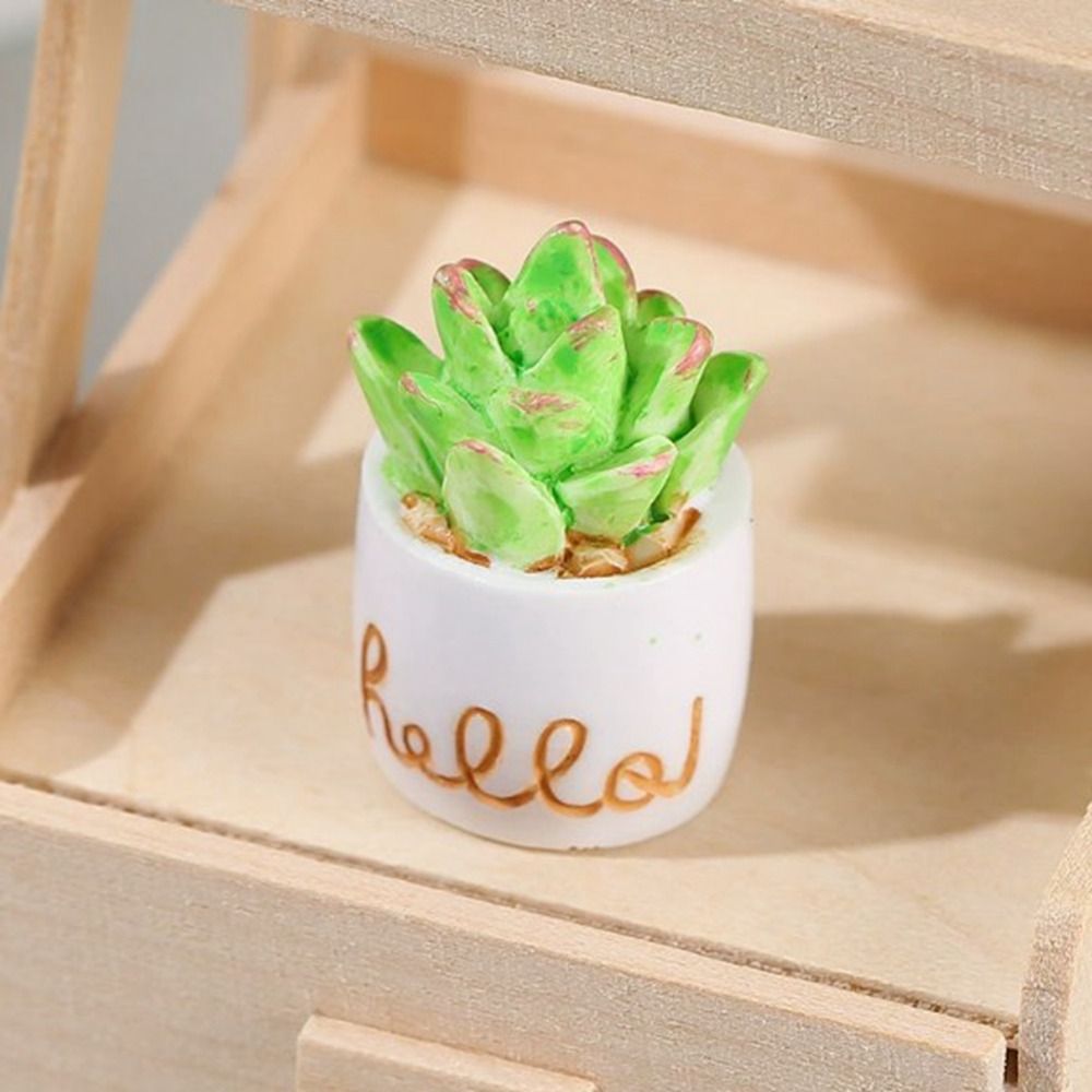 New 1:12 Dollhouse Miniature P - Bonsai Garden House ulasan dan harga