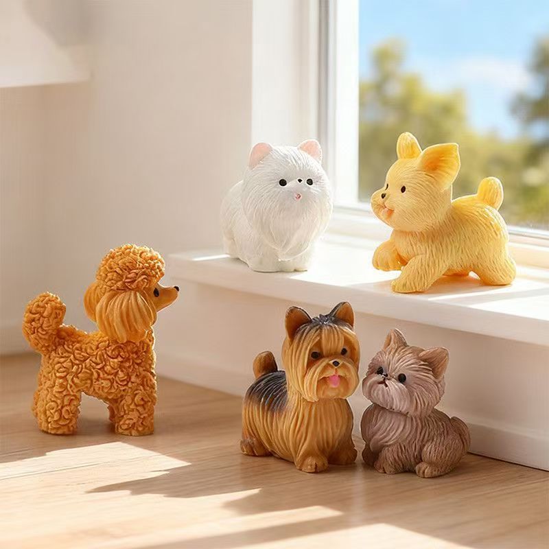 Cute Teddy Poodle Puppy Small  - Bonsai Garden Miniature ulasan dan harga
