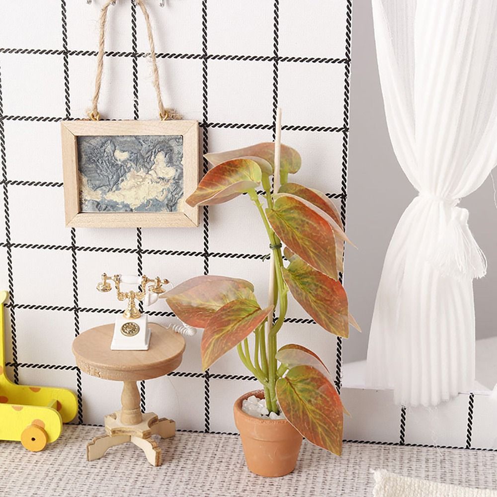 Creative 1:12 Dollhouse Plant  - Bonsai Garden House ulasan dan harga