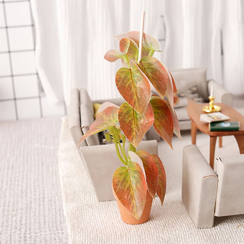 Creative 1:12 Dollhouse Plant  - Bonsai Garden House ulasan dan harga