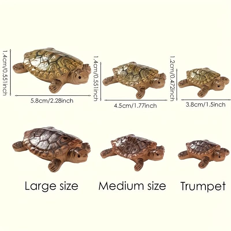 6 Mini Turtle Statues for Aqua - Bonsai Garden Miniature ulasan dan harga