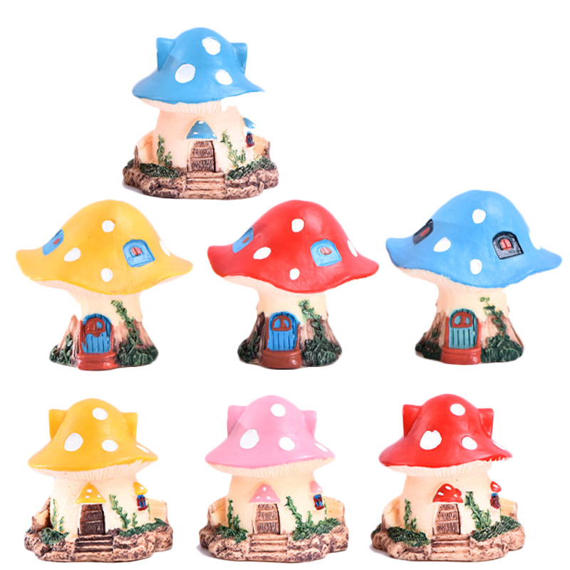 1PC Kawaii Garden Mini Mushroo - Bonsai Garden World ulasan dan harga