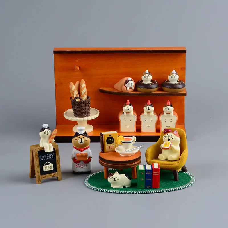 Zakka Style Cartoon Cat Bread  - Japan Bonsai Garden ulasan dan harga