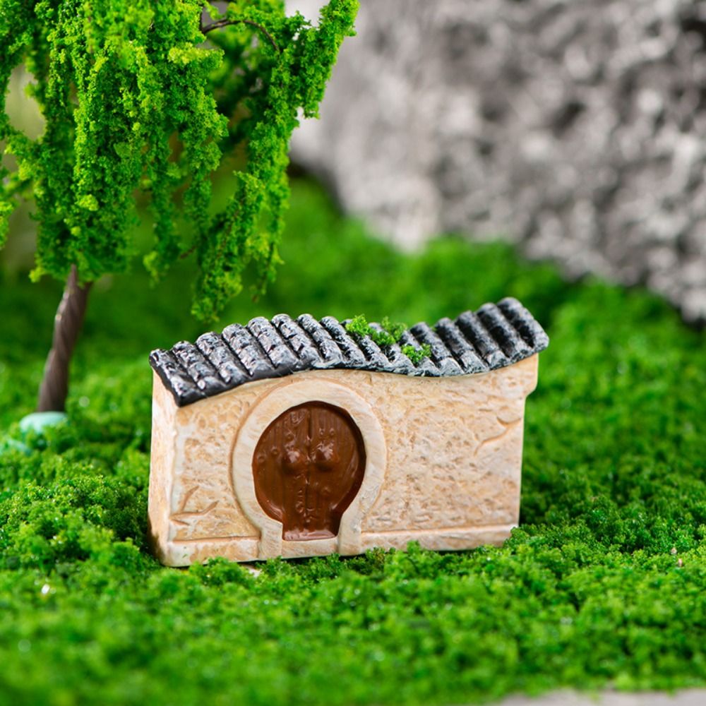 Creative Decorative Mini Resin - Bonsai Garden House ulasan dan harga