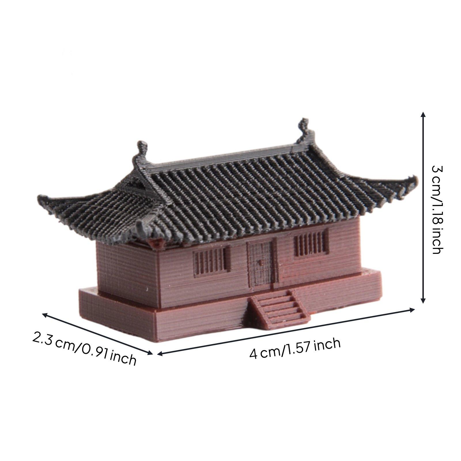 Handcrafted Resin House Figuri - Bonsai Garden For Desk ulasan dan harga