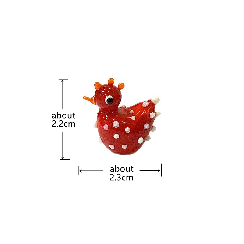 2PCS Handmade Cute Glass Chick - Japan Bonsai Garden ulasan dan harga