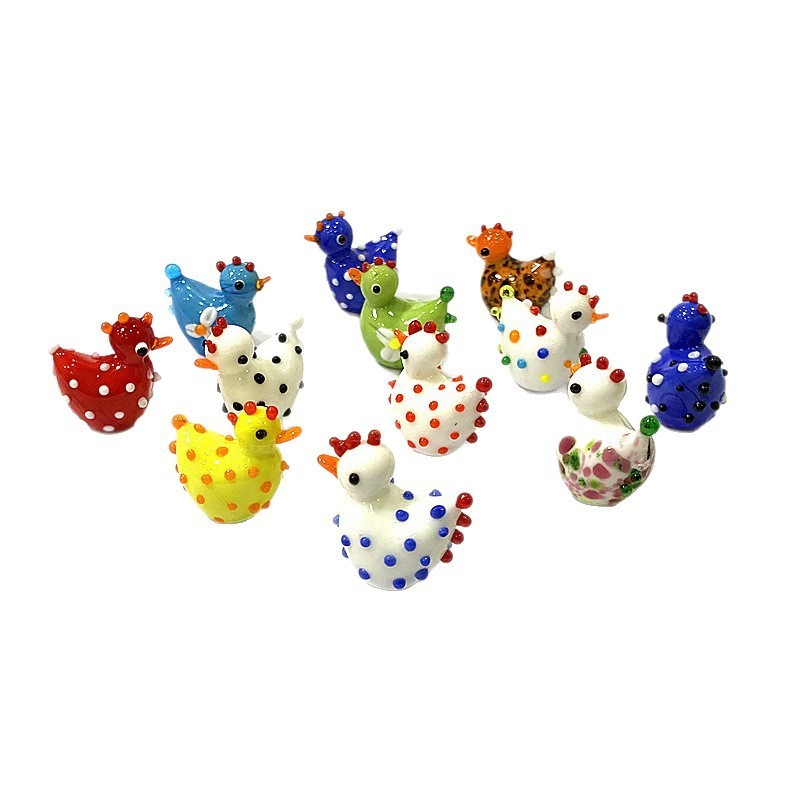 2PCS Handmade Cute Glass Chick - Japan Bonsai Garden ulasan dan harga