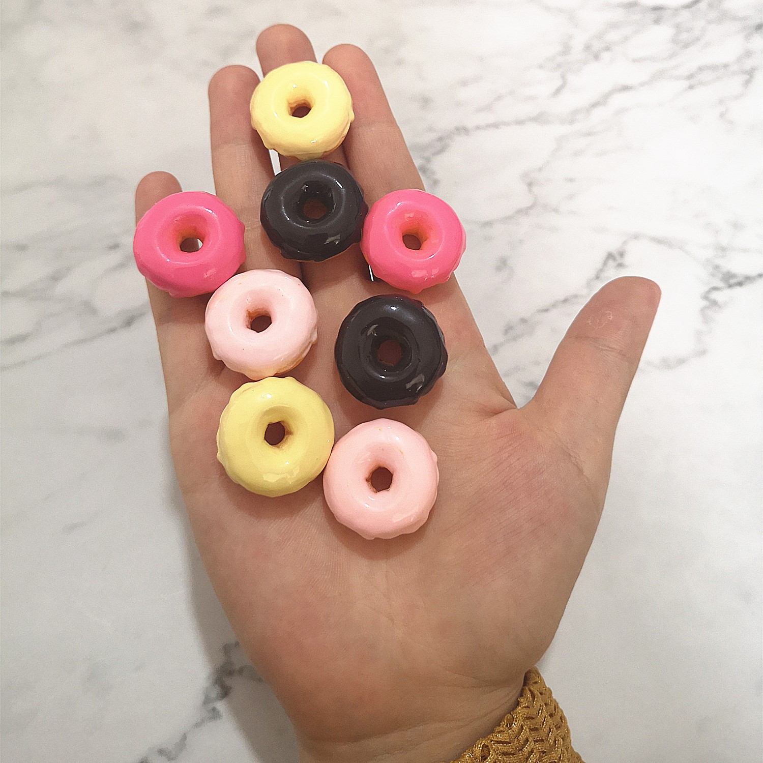 6pcs Doughnuts/Dessert/Donut/M - Bonsai Garden House ulasan dan harga