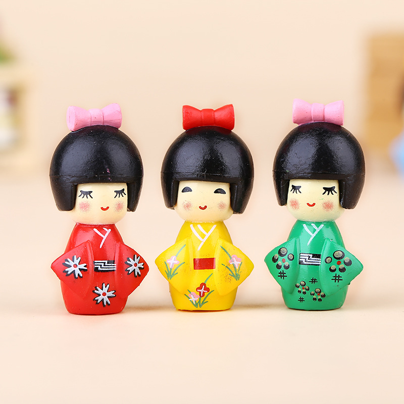 New Japanese Cute Girl Figurin - Bonsai Garden Miniature ulasan dan harga