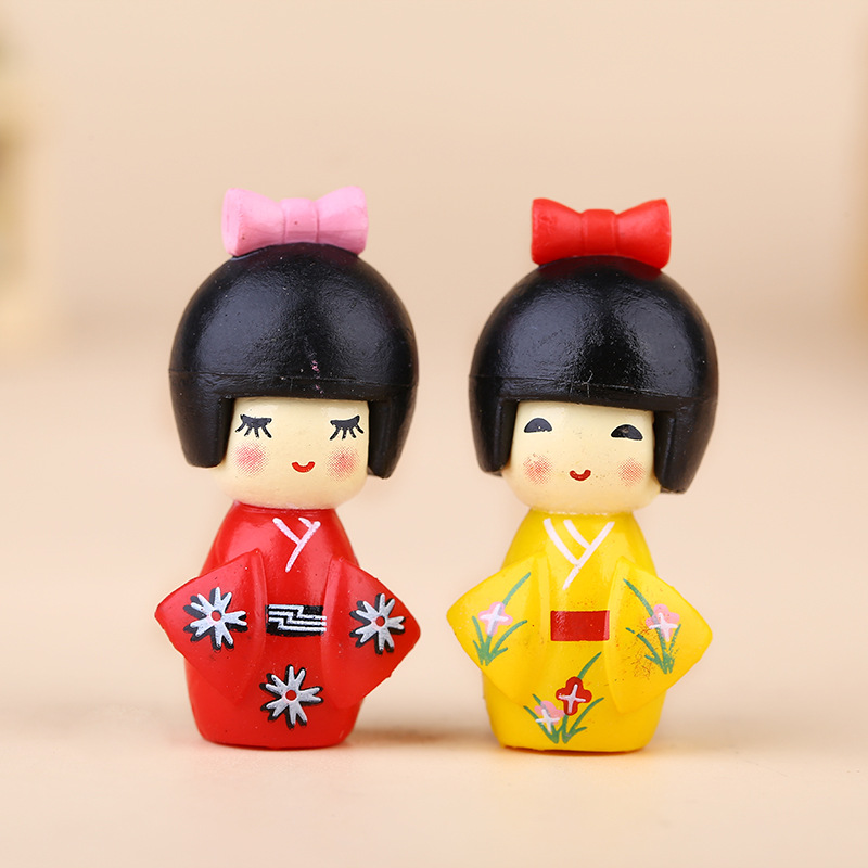 New Japanese Cute Girl Figurin - Bonsai Garden Miniature ulasan dan harga