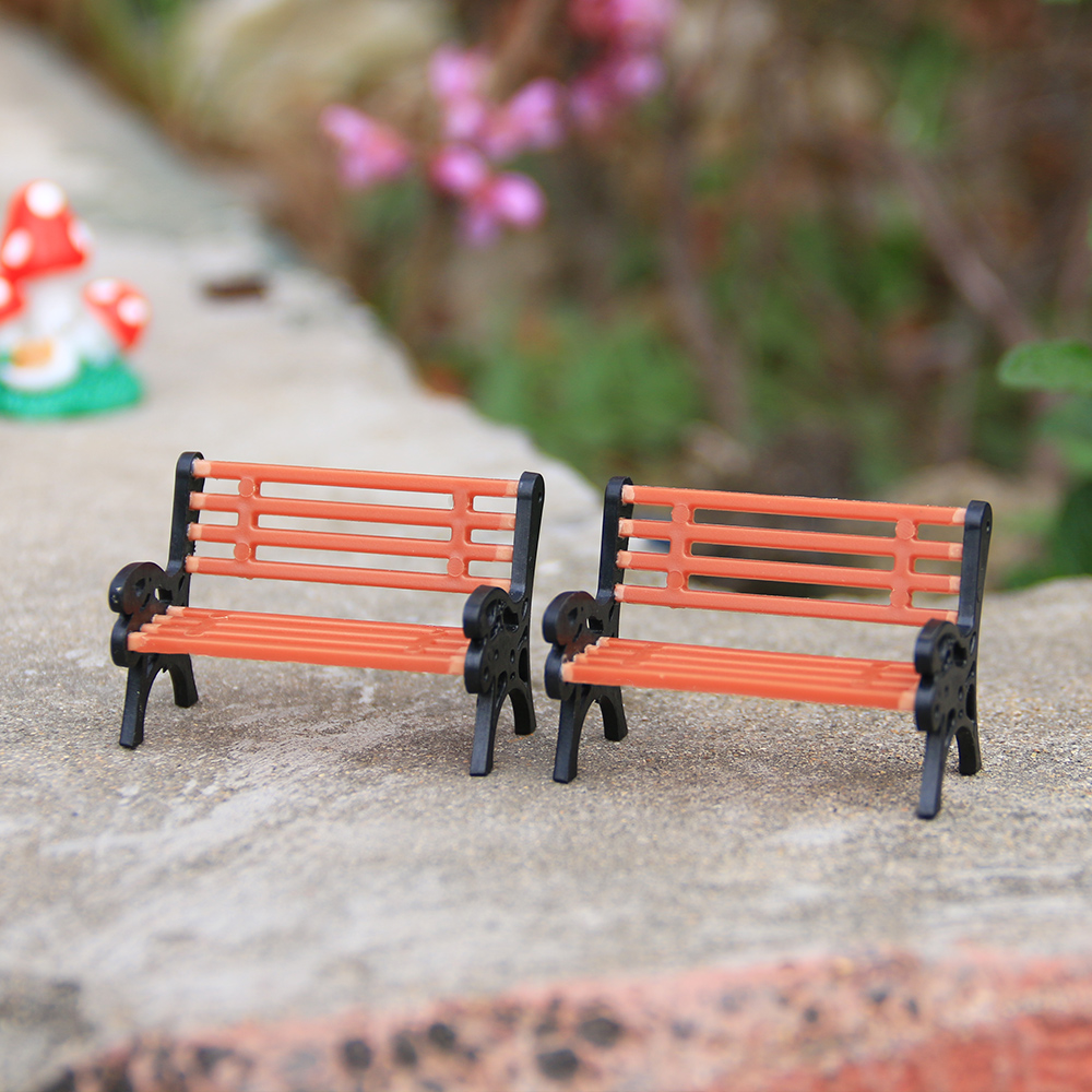 1PC Resin Miniature Bench Stoo - Bonsai Garden House ulasan dan harga